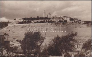 Jerusalem Mount Zion