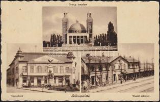 Budapest XV. Rákospalota vasútállomással