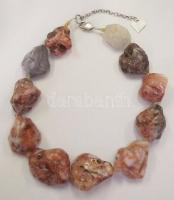 Nagy méretű amorf rutilkvarc nyaklánc ezüst (Ag) szerelékkel