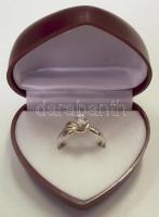 Finom ezüst (Ag) gyűrű cirkóniával 2,31gr