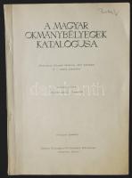 Kaptay Antal: A magyar okmánybélyegek katalógusa, Bp. 1966