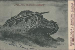 Military WWII tank, Russian front (EB)