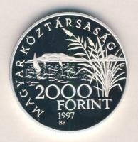 1997. 2000Ft Ag "Régi balatoni hajók I-Helka&Kelén" tanúsítvánnyal, dísztokban T:PP
