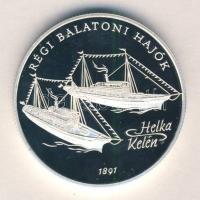 1997. 2000Ft Ag "Régi balatoni hajók I-Helka&Kelén" tanúsítvánnyal, dísztokban T:PP