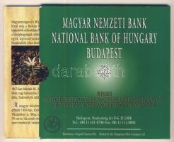 1995. 10f-200Ft 11klf db szettben, (200ft Ag) "Forgalmi pénzeink madár és virágábrái" isme...