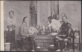 Opium smokers in China (Rb)