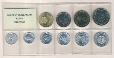 1986. 2f-20Ft 10db klf érmés forgalmi sor fóliatokban T:1