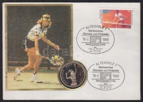 Lengyelország 1988. 200Zl "XXIV.Olimpiai játékok" "PRÓBA" bélyeges borítékon elsőnapi bélyegzővel T:PP