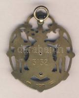 Nagy Britannia Szabadkőműves zománcozott Ag kitüntetés T:2(kis helyen lepattogott a zománc)
Great Br...