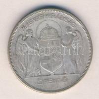 1930. 5P Ag "Horthy jobbra" T:3