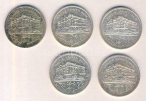 1992. 200Ft Ag "MNB" (5x) T:2