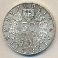 Ausztria 1973. 50Sch Ag "Theodor Körner" T:2 Austria 1973. 50 Schilling Ag "Theodor Körner" C:XF