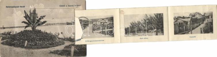 Balatonalmádi-fürdő kikötő leporellocard