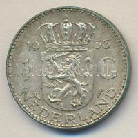 Hollandia 1956. 1G Ag "Juliana" T:2 Netherlands 1956. 1 Gulden Ag "Juliana" C:XF