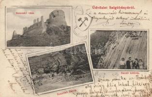 Salgóbánya, Somoskő vára