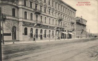 Budapest I. Krisztina körút Ilona Nagykávéház