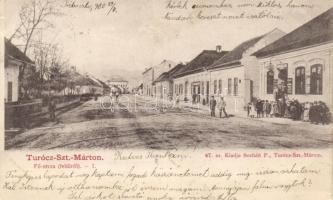 Turócszentmárton main street (small tear)