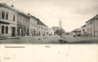 Turócszentmárton main square (EB)