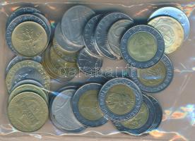 Olaszország 33db-ból álló vegyes líra tétel T:2,2-,3 Italy Lira coins, all 33pcs C:XF,VF,F