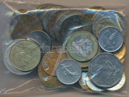 Franciaország 40db-ból álló vegyes fémpénz tétel T:2,2-,3 France mixed metal coins, all 40pcs C:XF,VF,F