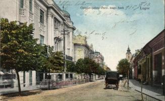 Lugos Gáspári palace, bank