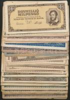 1945-46. 100db-ból álló inflációs pengő tétel T:II,II-,III,III-