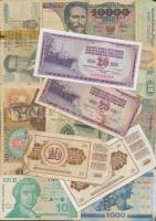Vegyes világ bankjegy tétel, összesen 63db T:I,I-,II,III