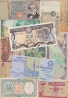 Vegyes világ bankjegy tétel, összesen 63db T:I,I-,II,III