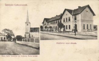 Csíkcsicsó, Madéfalva railway station