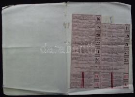 Budapest 1929. "Részvénytársaság Villamos és Közlekedési Vállalatok számára" 10 részvénye ...