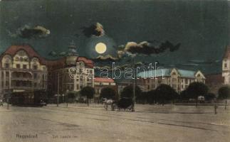 Nagyvárad St László square at night