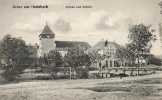 Kakasfalva (Hahnbach) church and school