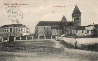 Kiscsűr (Kleinscheuern) Evangelist school and church