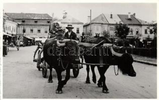 Nagybánya market place, folklore