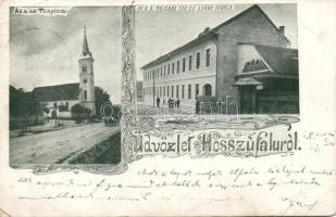 Hosszúfalu church and school (EK)