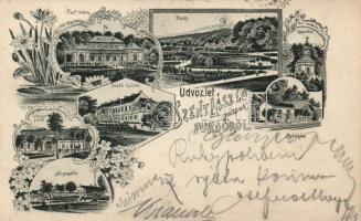 Szentlászlófürdő with railway station