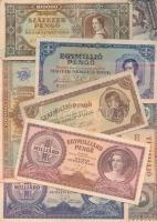 1936-1946. Vegyes pengő tétel, összesen 102db T:II,II-,III