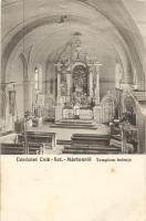 Csíkszentmárton church interior (EB)
