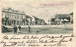 Gyergyószentmiklós main square