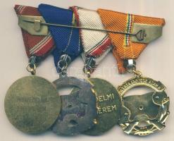 ~1960 "A Haza Szolgálatáért Érdemérem arany és ezüst fokozata + "Honvédelmi Érdemérem-15,2...