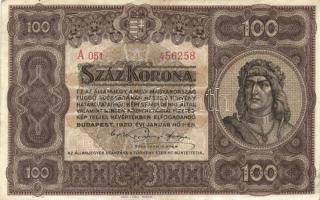 1920. 100K "Orell Füssli Zürich" (2x) T:II,II-