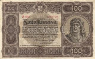 1920. 100K "Orell Füssli Zürich" (2x) T:II,II-