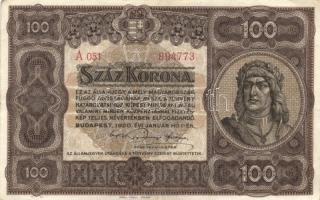 1920. 100K "Orell Füssli Zürich" (2x) T:II