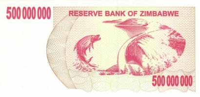 Zimbabwe 2007. 100$ (2x) + 2008. 500.000.000$ (6x) egymáshoz közeli sorszámokkal T:I
Zimbabwe 2007. ...