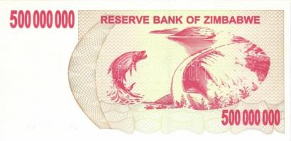 Zimbabwe 2007. 100$ (2x) + 2008. 500.000.000$ (6x) egymáshoz közeli sorszámokkal T:I
Zimbabwe 2007. ...