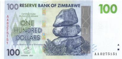 Zimbabwe 2007. 100$ (2x) + 2008. 500.000.000$ (6x) egymáshoz közeli sorszámokkal T:I
Zimbabwe 2007. ...