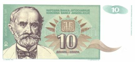 Jugoszlávia 1968-1994. 10D (6x) + 20D (2x) + 50D (2x) + 100D (4x) + 1000D T:I Yugoslavia 1968-1994. 10 Dinara (6x) + 20 Dinara (2x) + 50 Dinara (2x) + 100 Dinara (4x) + 1000 Dinara C:Unc