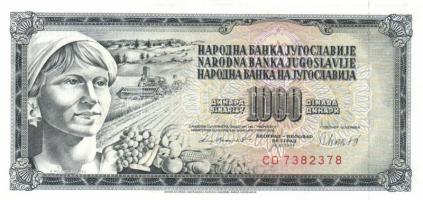 Jugoszlávia 1968-1994. 10D (6x) + 20D (2x) + 50D (2x) + 100D (4x) + 1000D T:I
Yugoslavia 1968-1994. ...