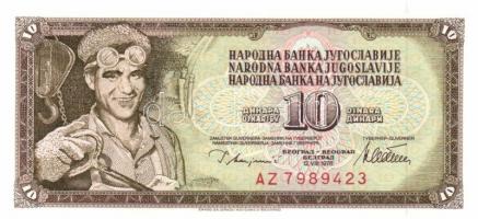 Jugoszlávia 1968-1994. 10D (6x) + 20D (2x) + 50D (2x) + 100D (4x) + 1000D T:I
Yugoslavia 1968-1994. ...