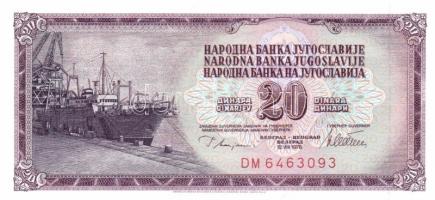 Jugoszlávia 1968-1994. 10D (6x) + 20D (2x) + 50D (2x) + 100D (4x) + 1000D T:I
Yugoslavia 1968-1994. ...